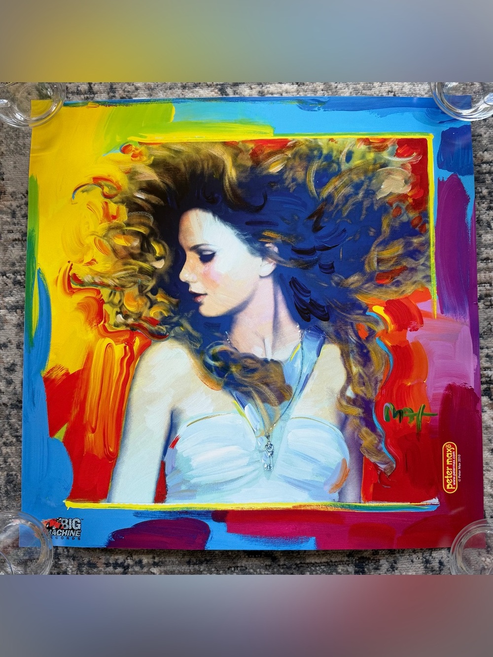 Taylor Swift Peter Max Fearless Lithograph